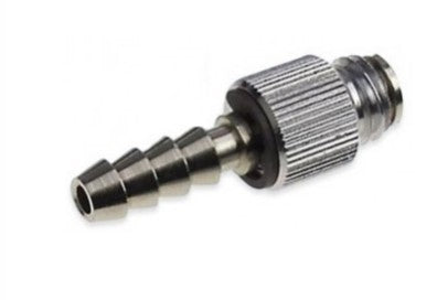 Tube connector part II long, chrome plated