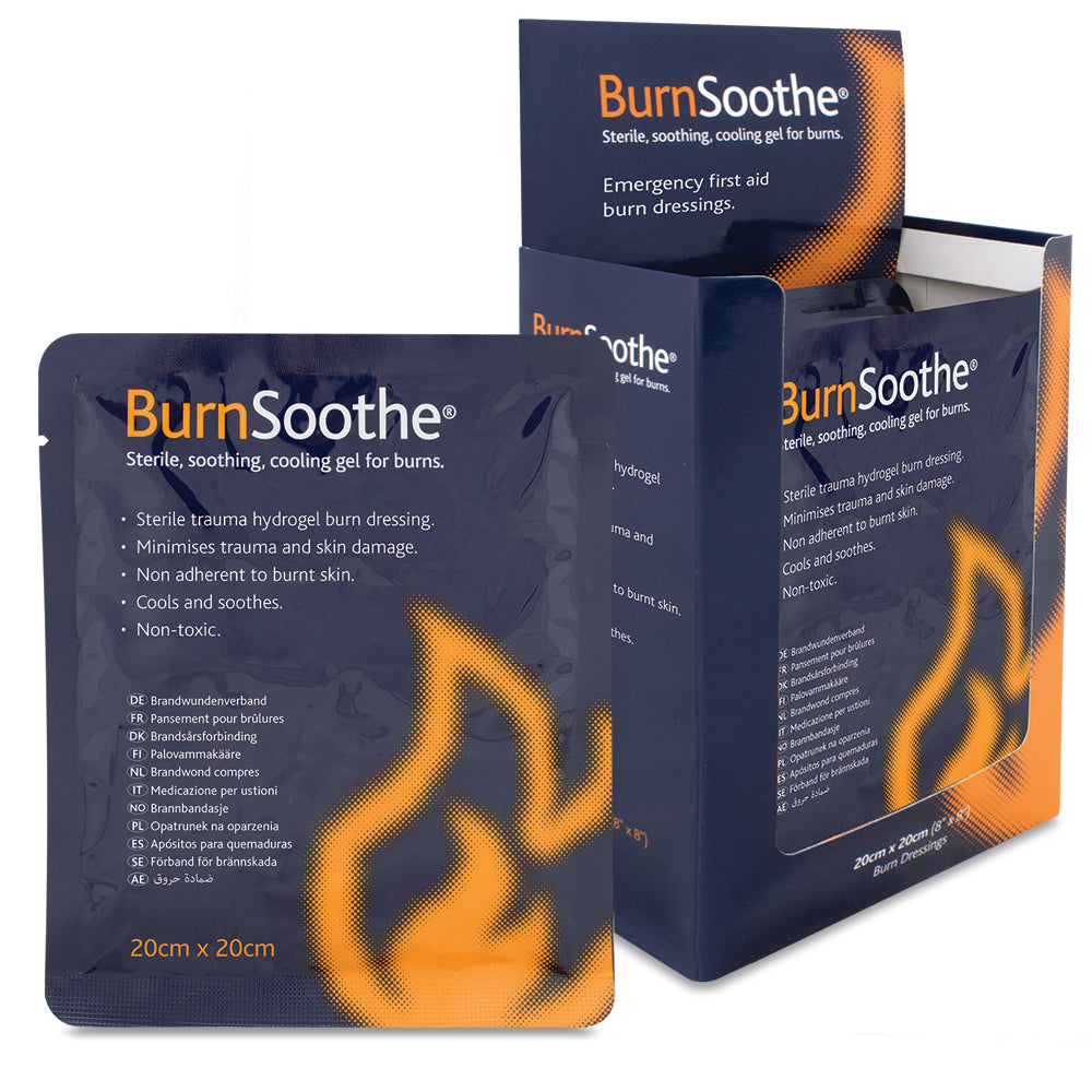 Burnsoothe Burn Relief Dressing 20cm x 20cm - Box of 5