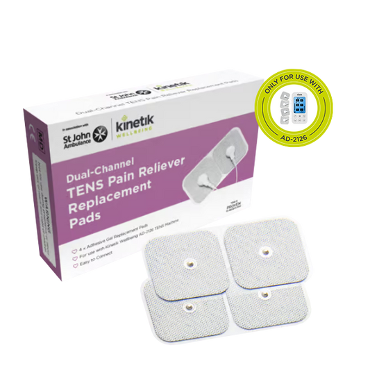 KINETIK TENS Replacement Pads (for AD-2126) Pack of 4
