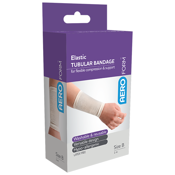 AEROFORM Size C Small Limbs Elastic Tubular Bandage 7cm x 1M