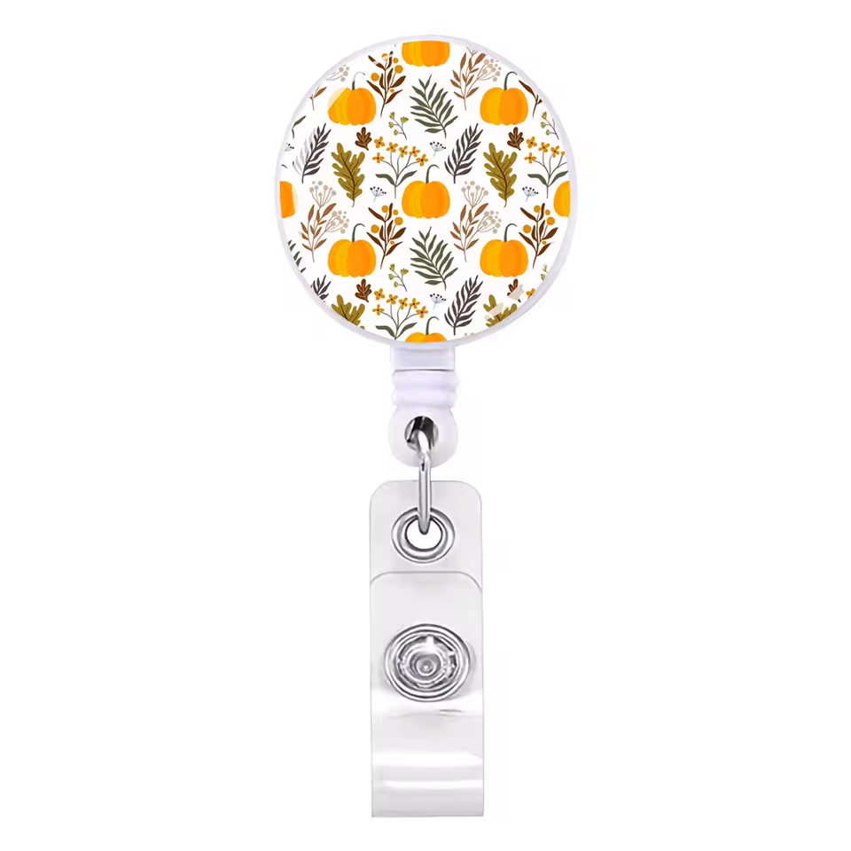Floral Retractable Badge Reel - Various Styles
