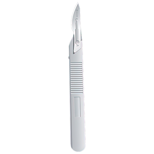 AEROINSTRUMENTS Disposable No 24 Scalpel Blade & Handle Sterile