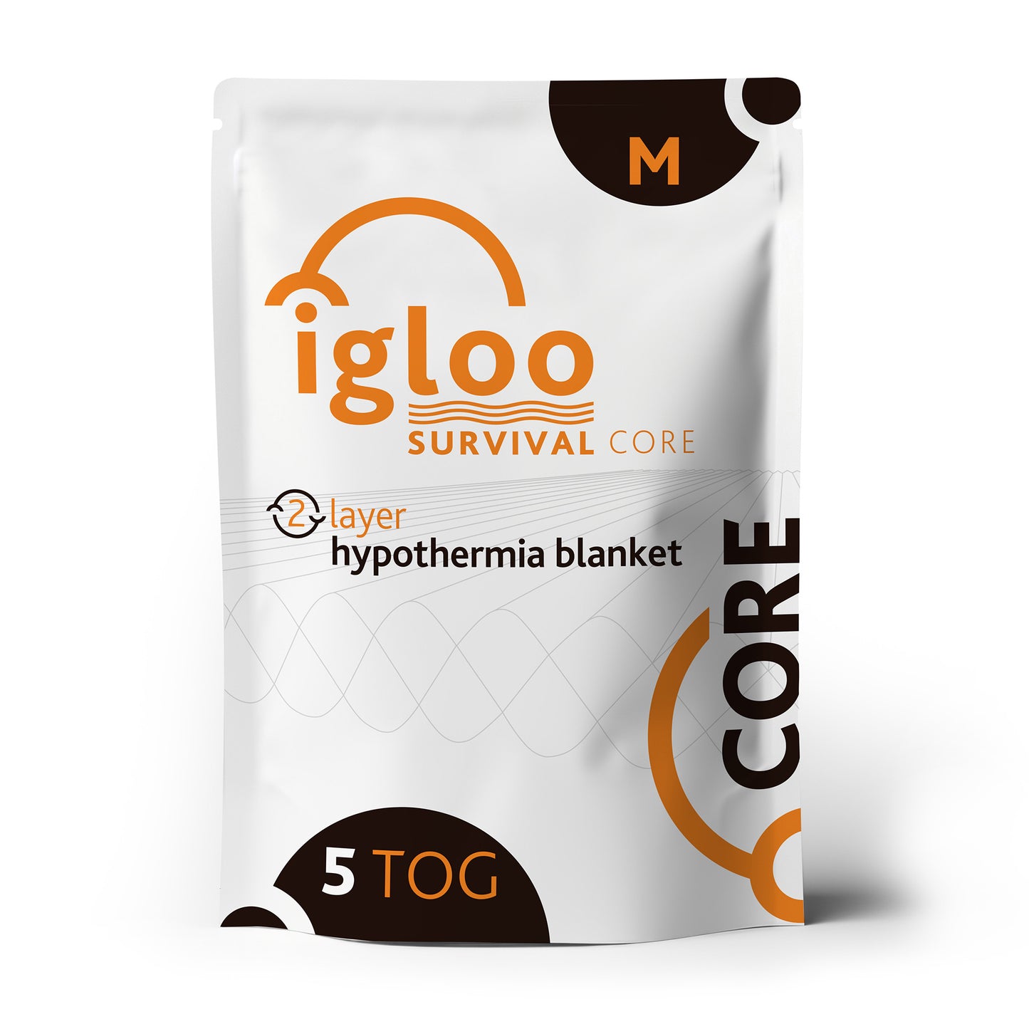 Igloo Core 2 Layer Hypothermia Blanket - Large - 5 Tog