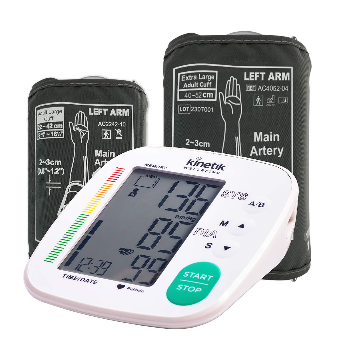 Advanced Blood Pressure Monitor w XL Cuff