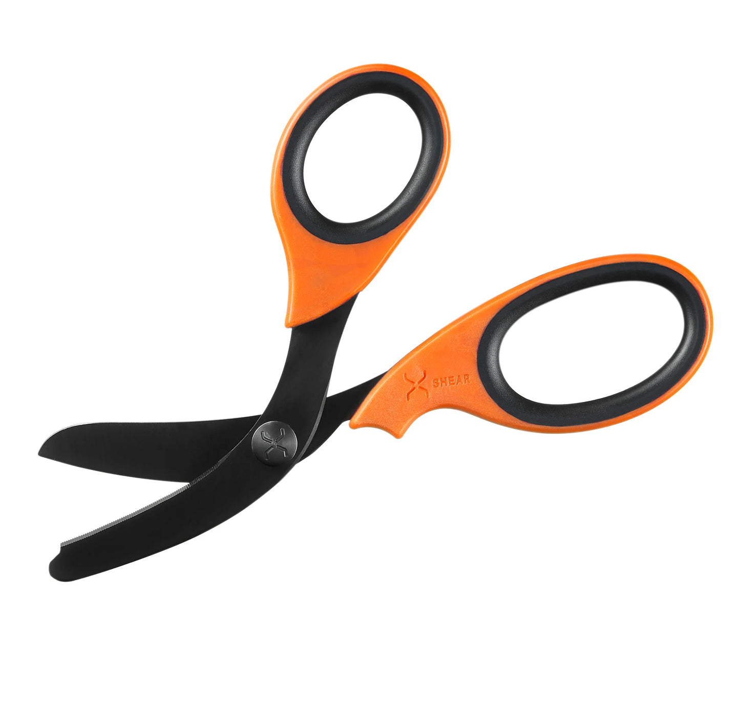 XShear 7.5“ Trauma Shears, Stainless blade Orange/Black Handles