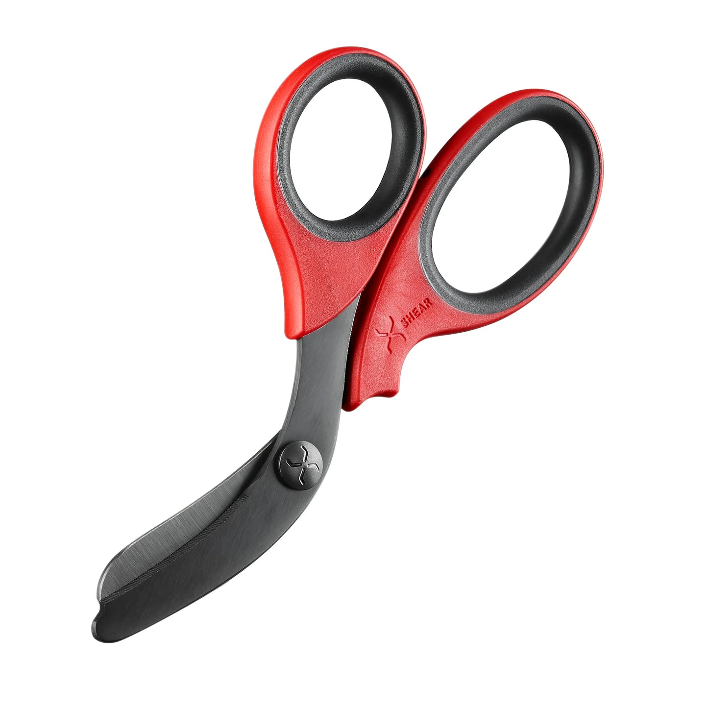 XShear 7.5“ Trauma Shears, Stainless blade Red/Black Handles