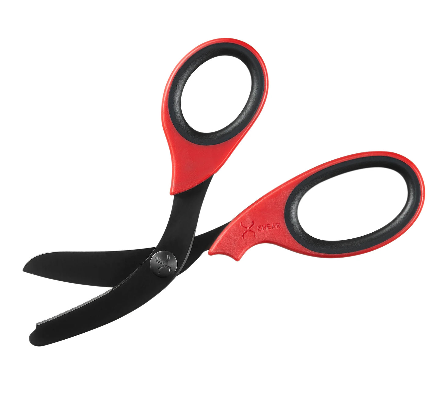 XShear 7.5“ Trauma Shears, Stainless blade Red/Black Handles
