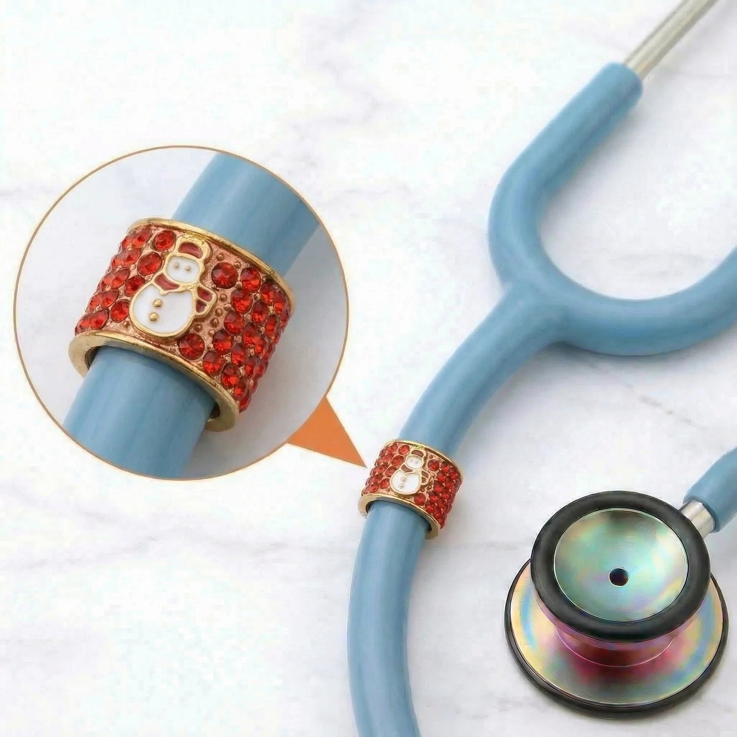 CharMED Stethoscope Charm - Snowman
