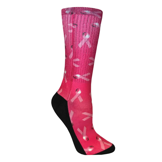 Performance Socks - Pink Ribbons Courage