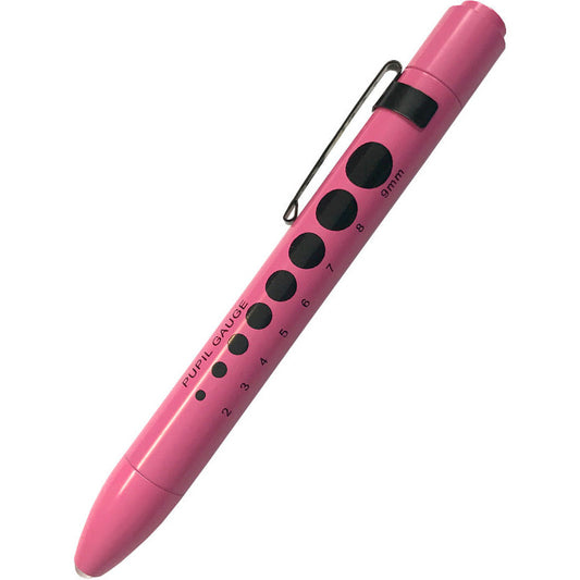 Soft LED Pupil Gauge Penlight Hot Pink