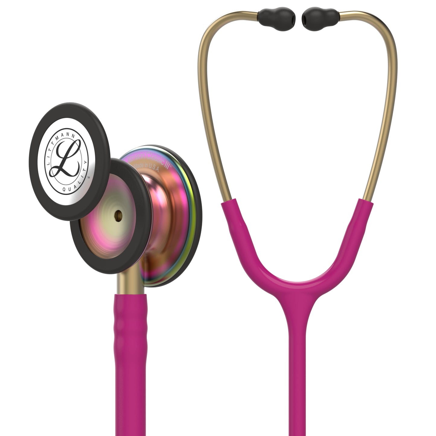 Littmann Classic III Stethoscope: Raspberry Rainbow 5806