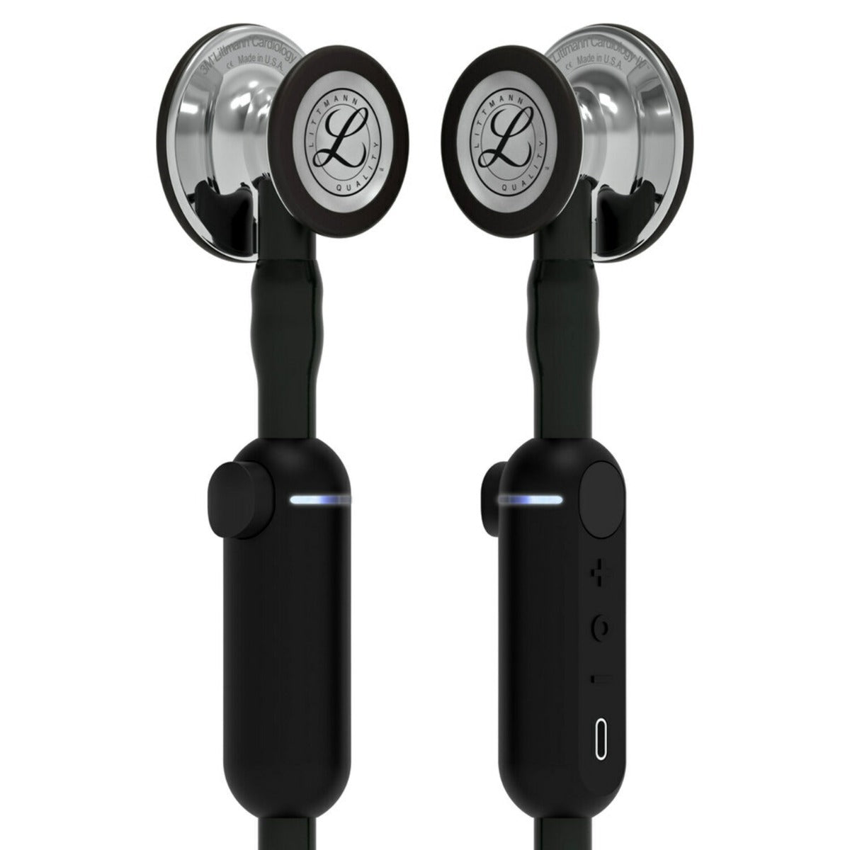 Littmann CORE Digital Stethoscope - 8890 Mirror Chestpiece & Black