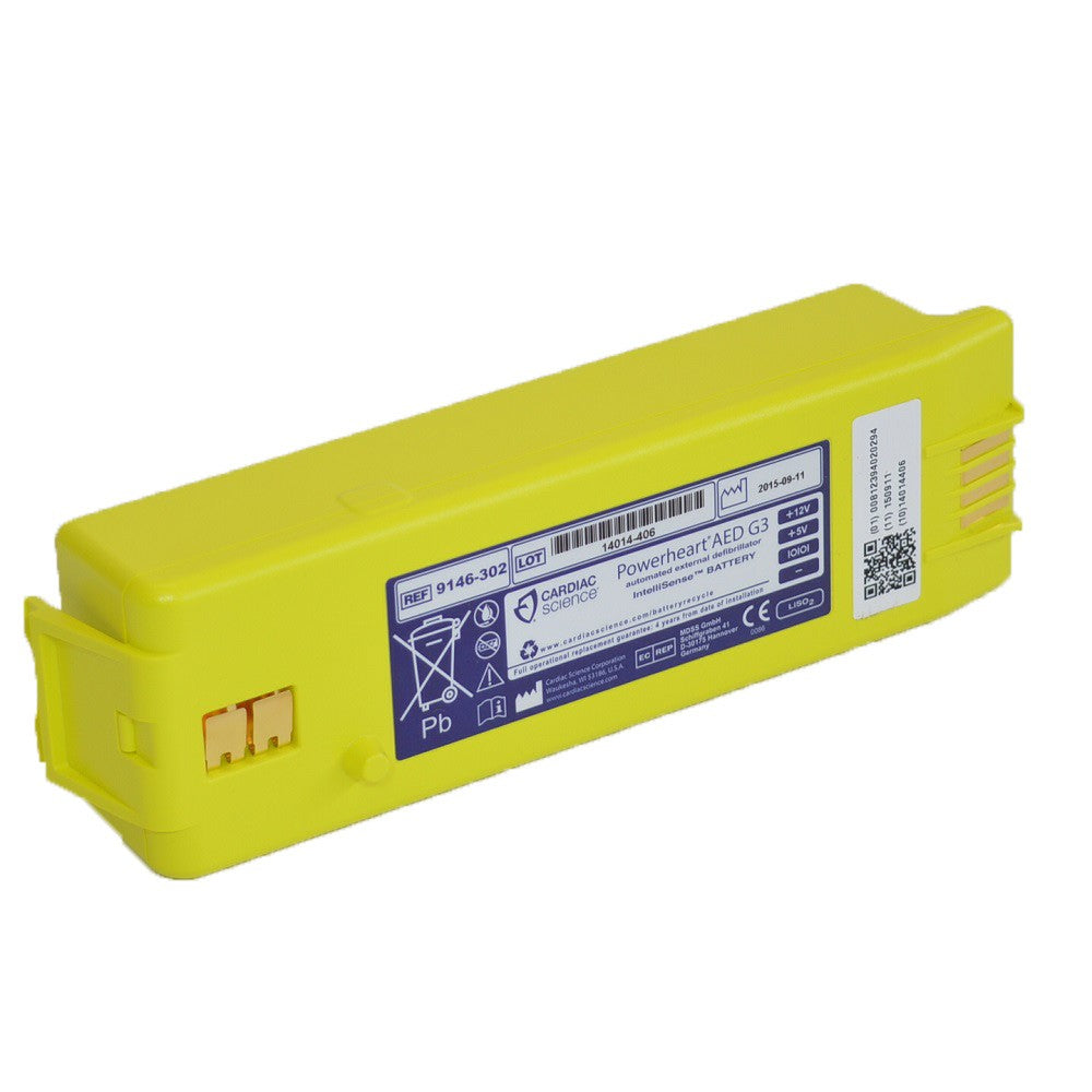 Powerheart G3 Intellisense lithium battery (Yellow)