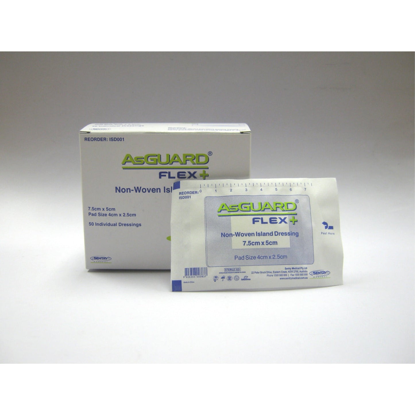 Flex + Island Dressing 7.5cm x 5cm - 1 box of 50