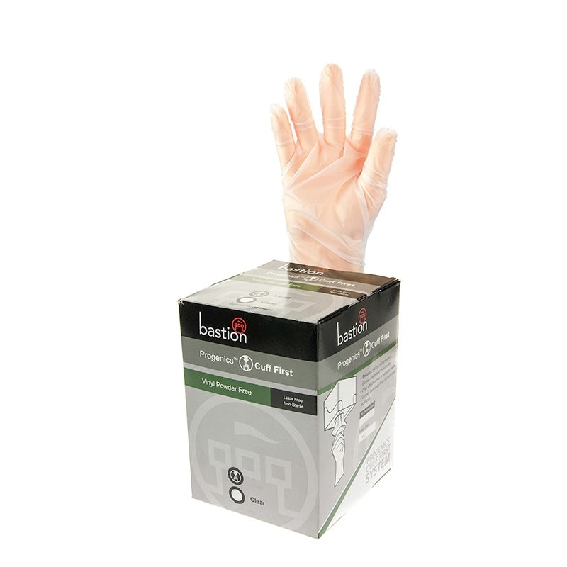 Progenics Vinyl P/F Clear Gloves X Large (11cm) x200