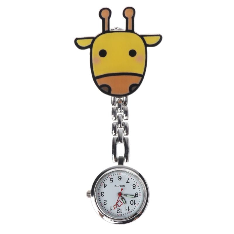 Nurses Fob Watch - Giraffe