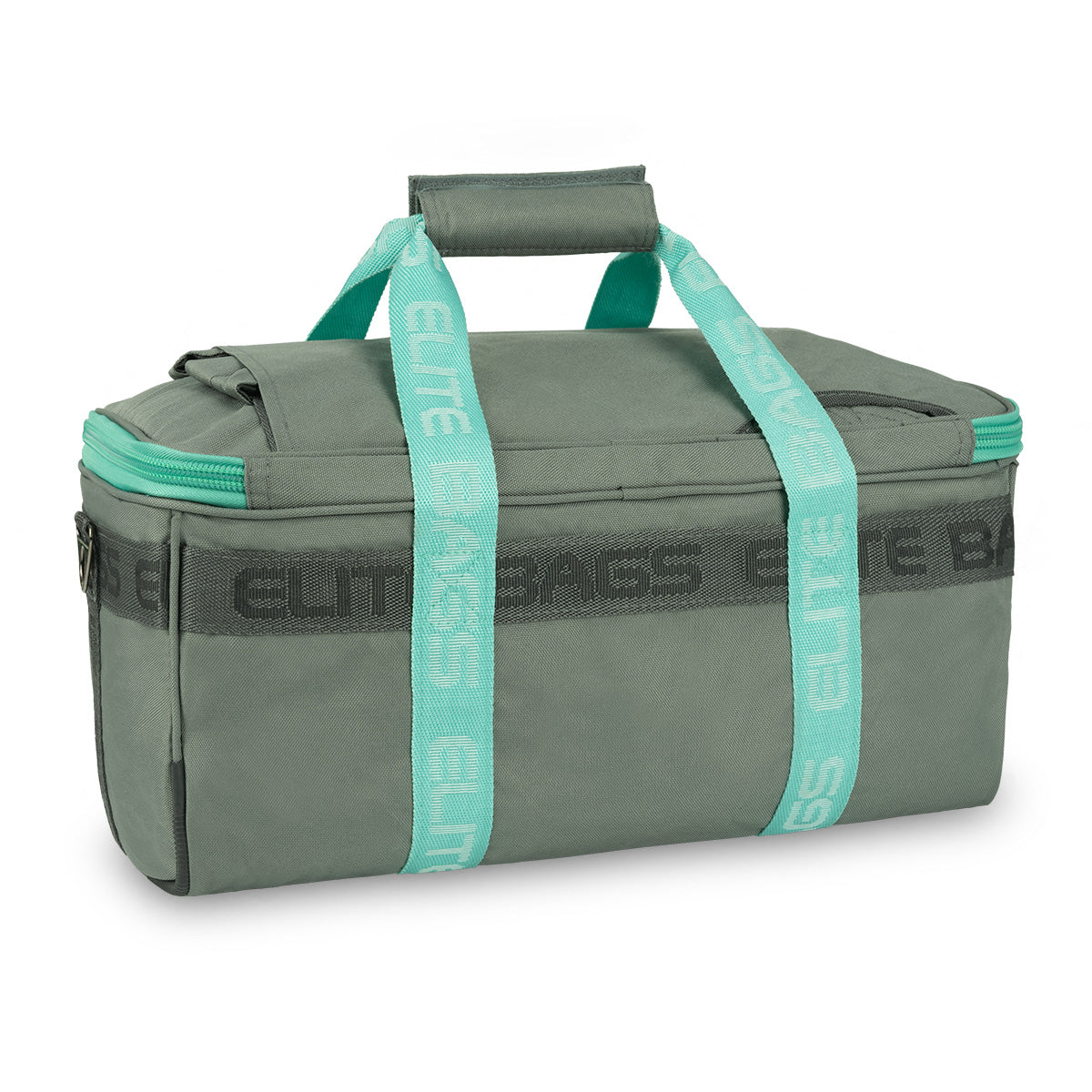 Elite Lightweight Medical Bag - Grey and Aqua