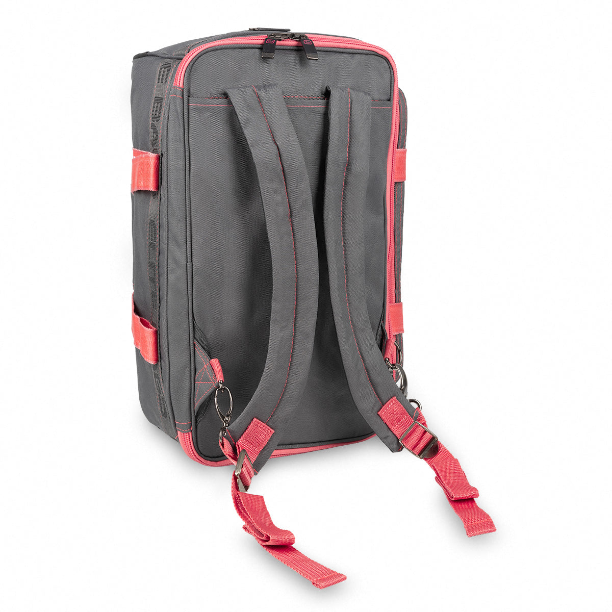Elite Lightweight Medical Bag - Grey and Salmon pink