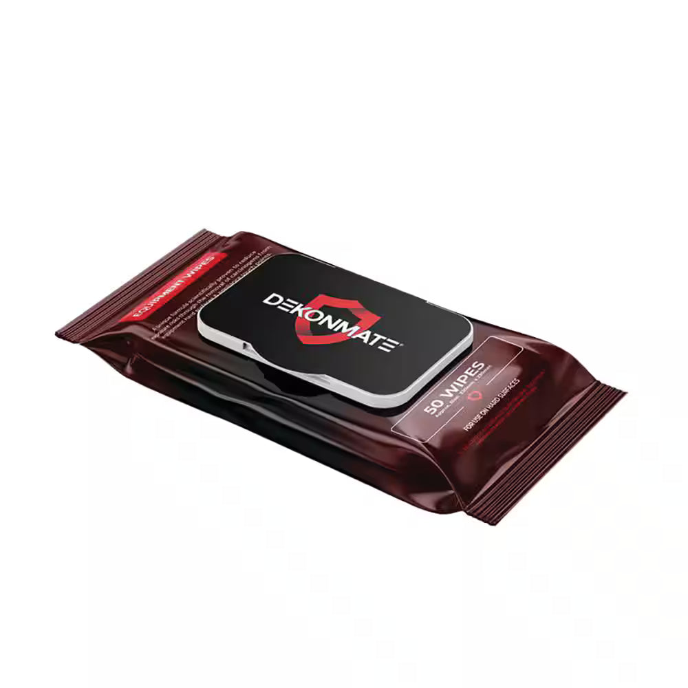 DEKONMATE Equipment Wipes - 50 wipes per pack