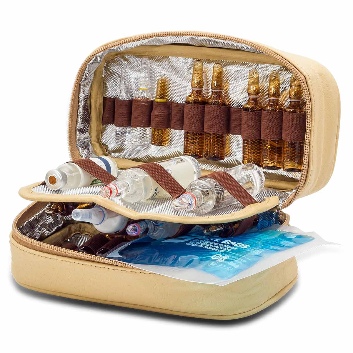 Elite Doctors Bag - Brown Leather