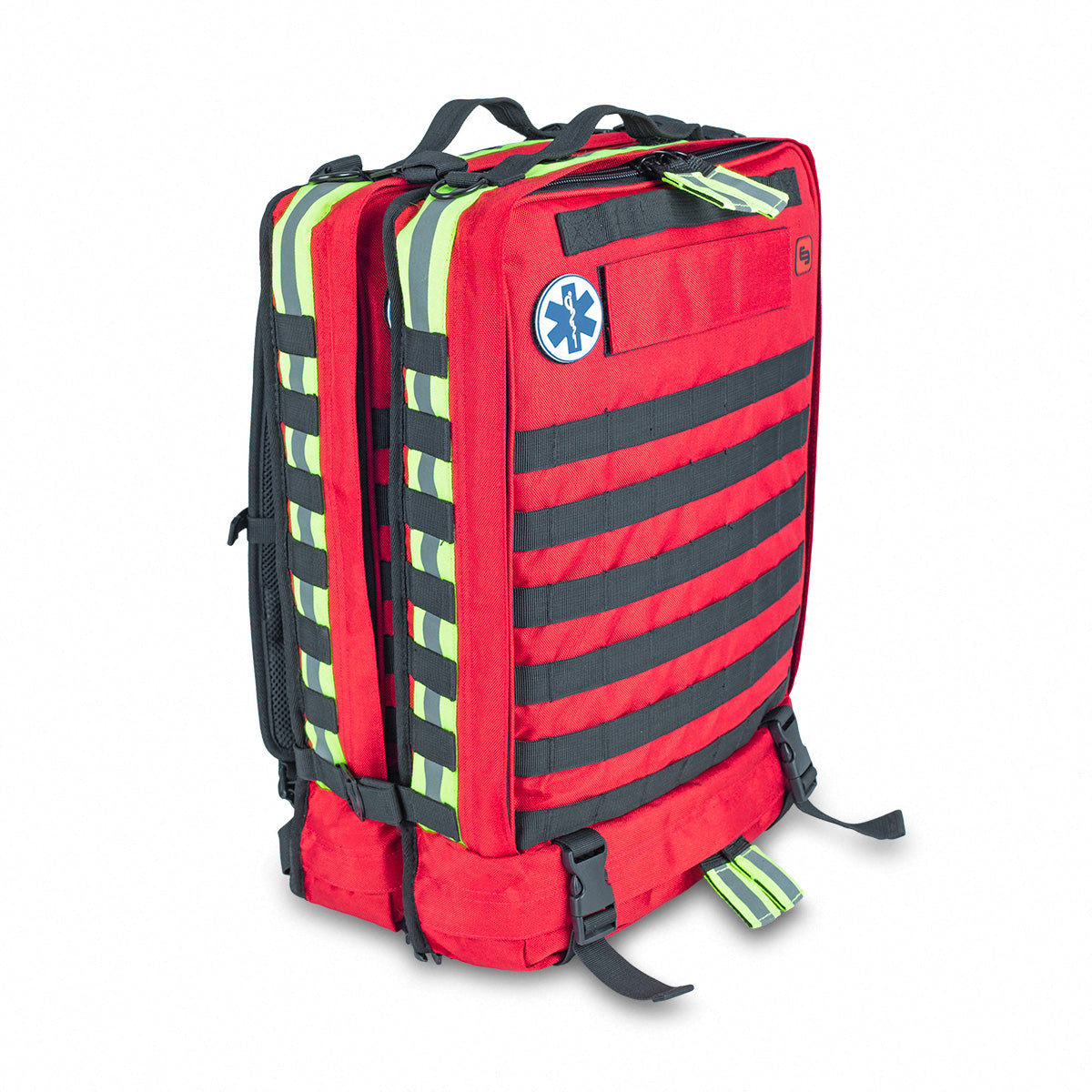 Compact Modular Tactical Backpack Red - Polyester