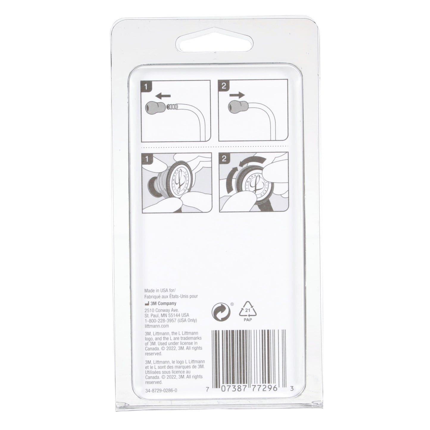 3M Littmann Spare Parts Kit - Classic II Infant Stethoscopes Assembly - Littmann Stethoscopes