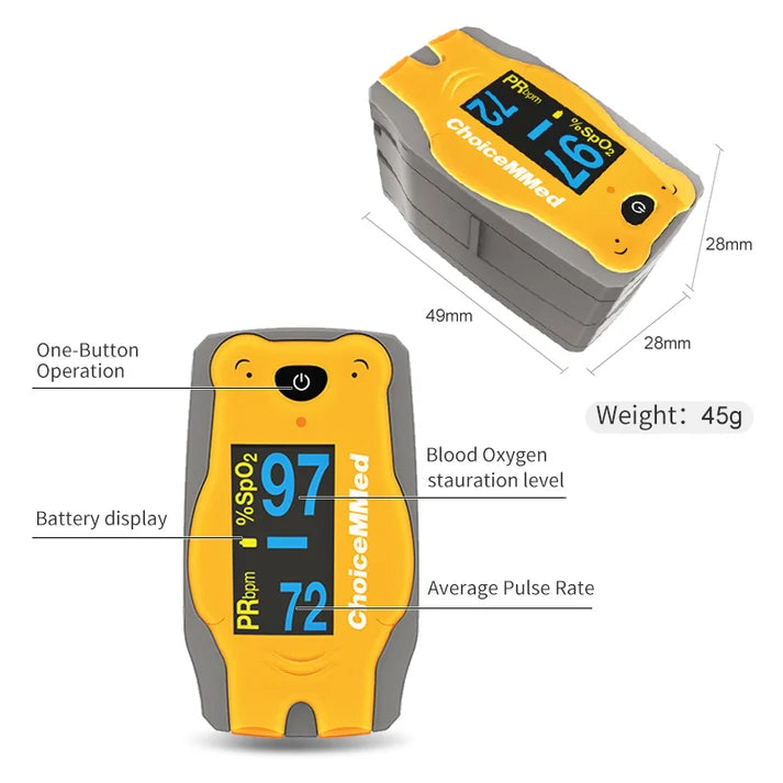 MD300-C5 Paediatric Finger Pulse Oximeter - Bear