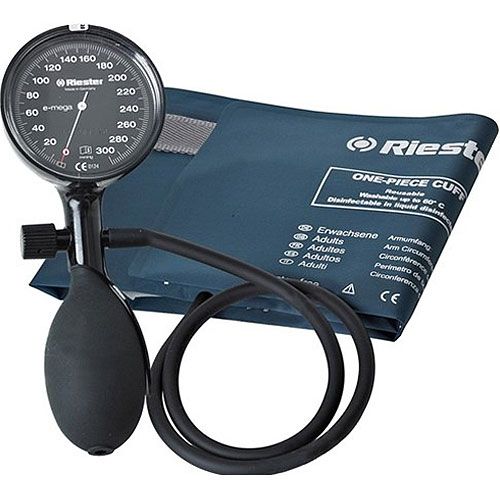 Power Plus Riester Riester - E-mega Black with Adult BP Cuff