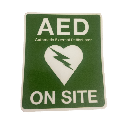 Defibrillator Sign Sticker Defibrillator Signs