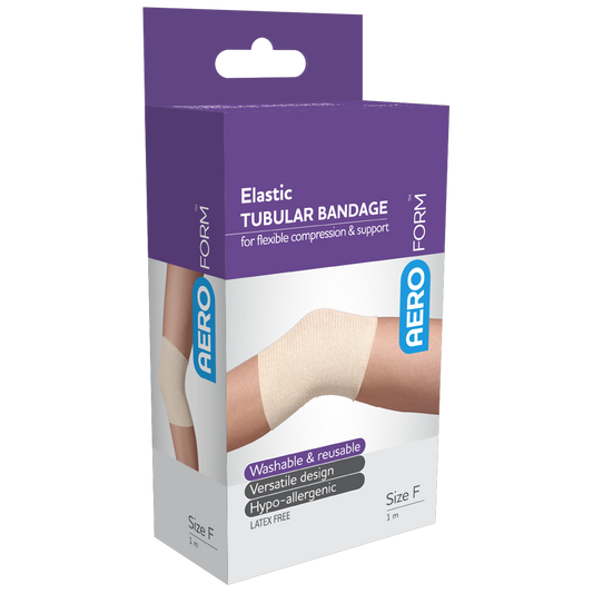 AEROFORM Size F Adult Legs Elastic Tubular Bandage 10cm x 1M
