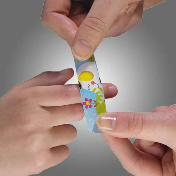 AEROPLAST Plastic Junior Strip 7.2 x 1.9cm Box/100