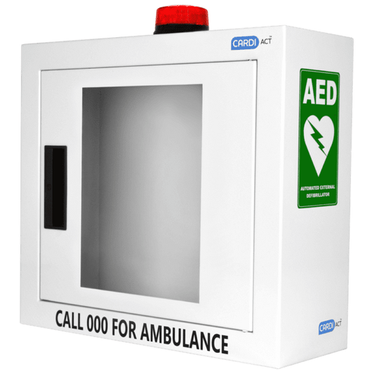 Alarmed AED Cabinet with Strobe Light 42 x 38 x 15.5cm