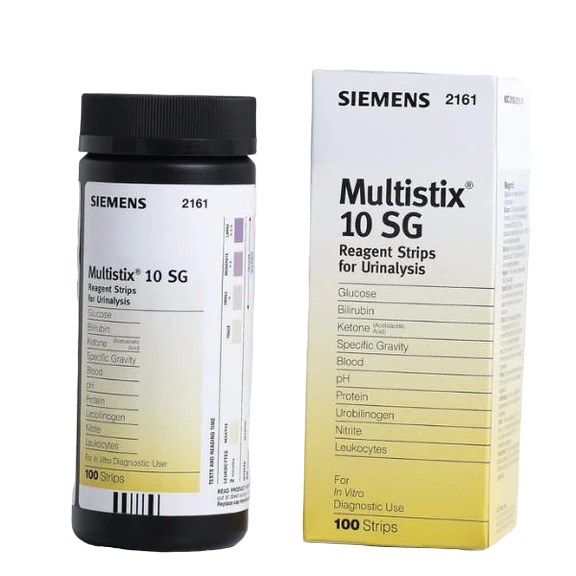 Multistick Reading Siemens Multistix 10 Urinalysis Test Strips - Pack of 100