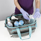 Elite Lightweight Medical Bag - Grey and Aqua