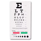 PVC Snellen Eye Chart - White