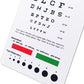 PVC Snellen Eye Chart - White