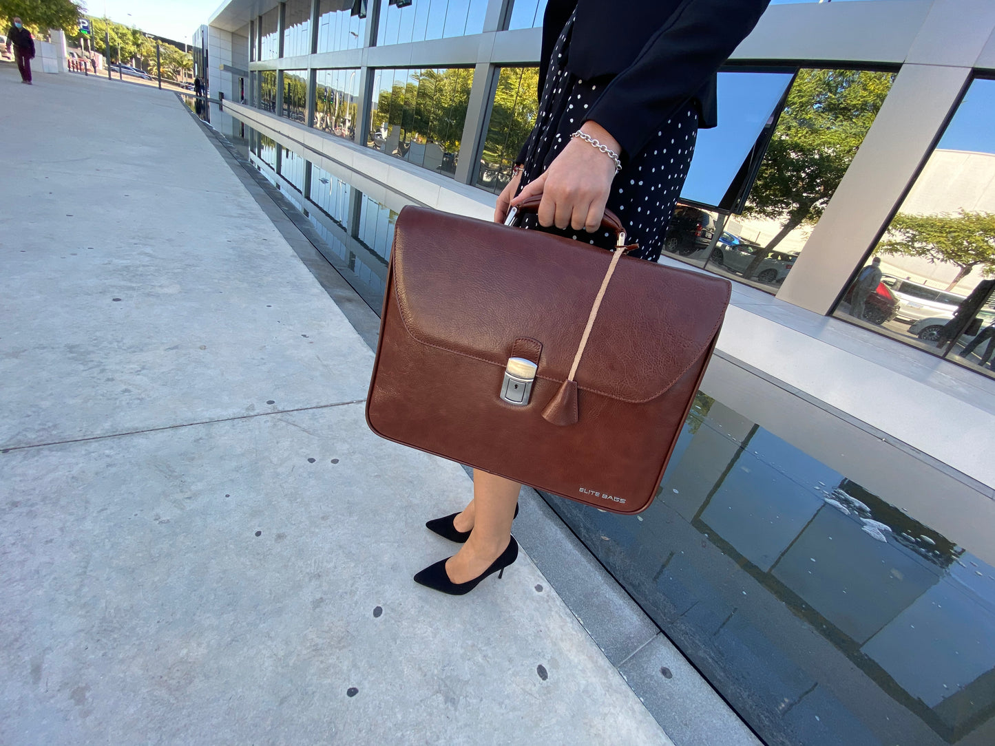 Elite Doctors Bag - Brown Leather