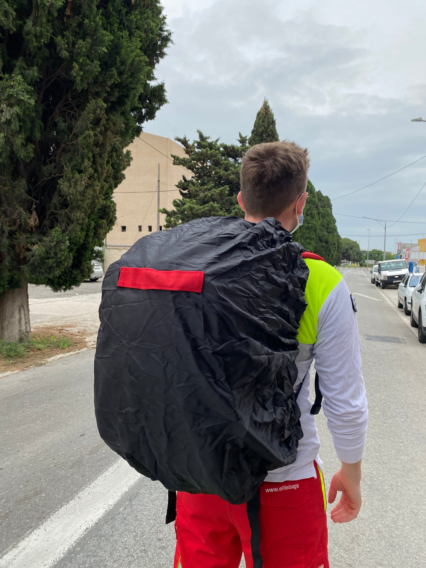 Robust's - Tactical Backpack with Adjustable Inner Layout - Red