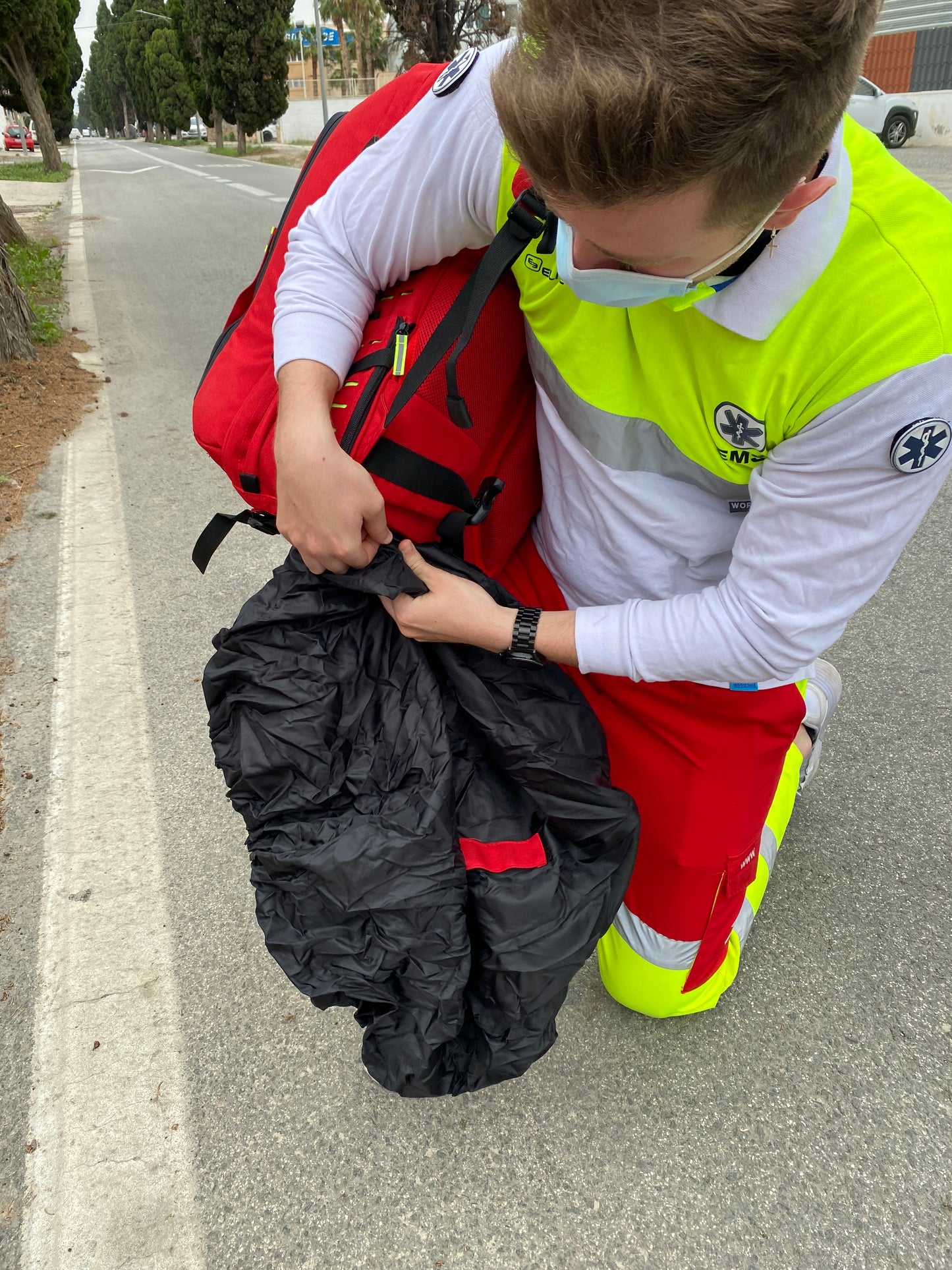 Robust's - Tactical Backpack with Adjustable Inner Layout - Red