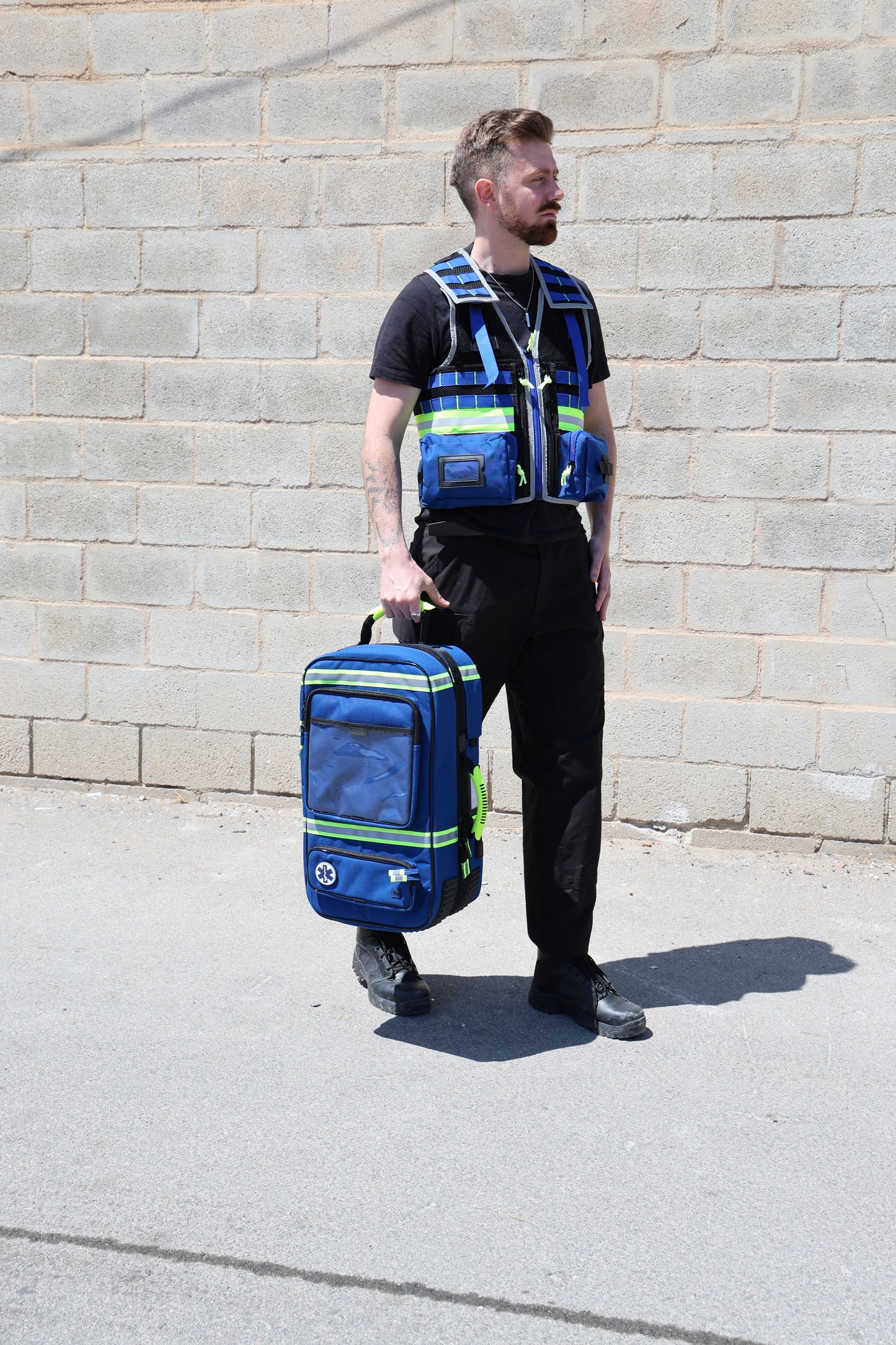 EMERAIR Emergency Respiratory Bag - Royal Blue Polyester