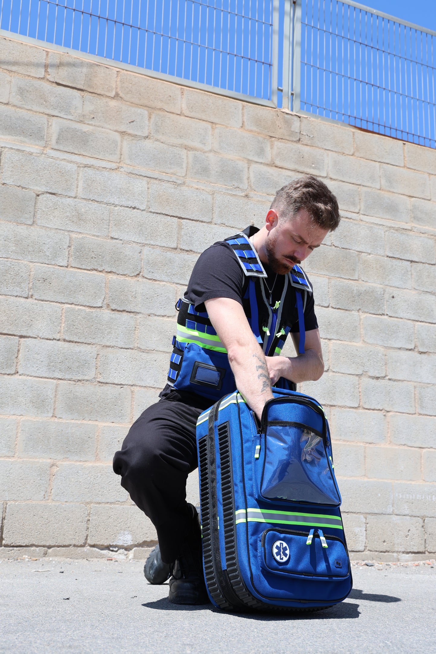 EMERAIR Emergency Respiratory Bag - Royal Blue Polyester