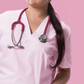 Littmann Classic III Monitoring Stethoscope: Satin Raspberry Tube 5648C