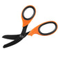 XShear 7.5“ Trauma Shears,  Stainless blade Orange/Black Handles
