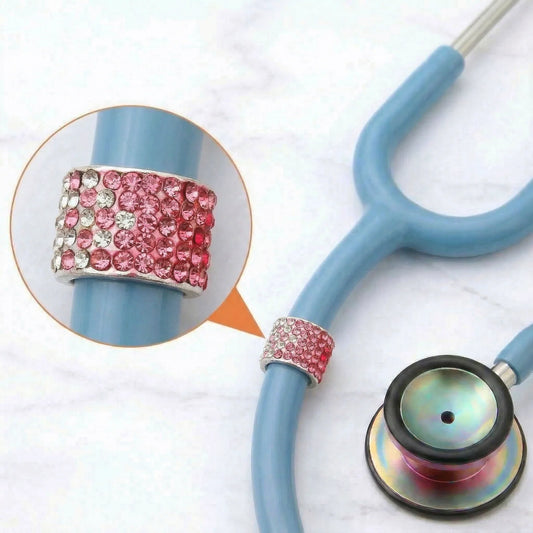 CharMED Stethoscope Charm - Pink Ombre
