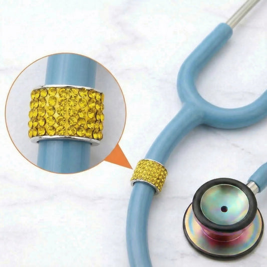 CharMED Stethoscope Charm - Bright Yellow
