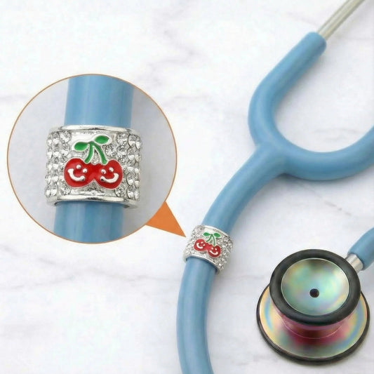 CharMED Stethoscope Charm - Cherry