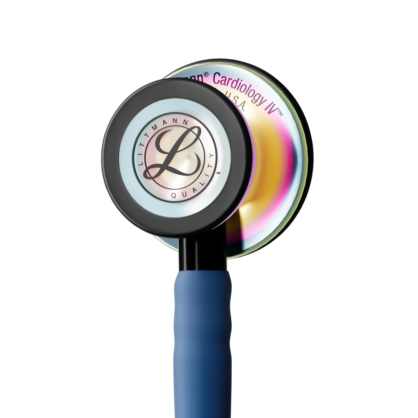 Littmann Cardiology IV Diagnostic Stethoscope: Satin Navy Blue Tube 6242C