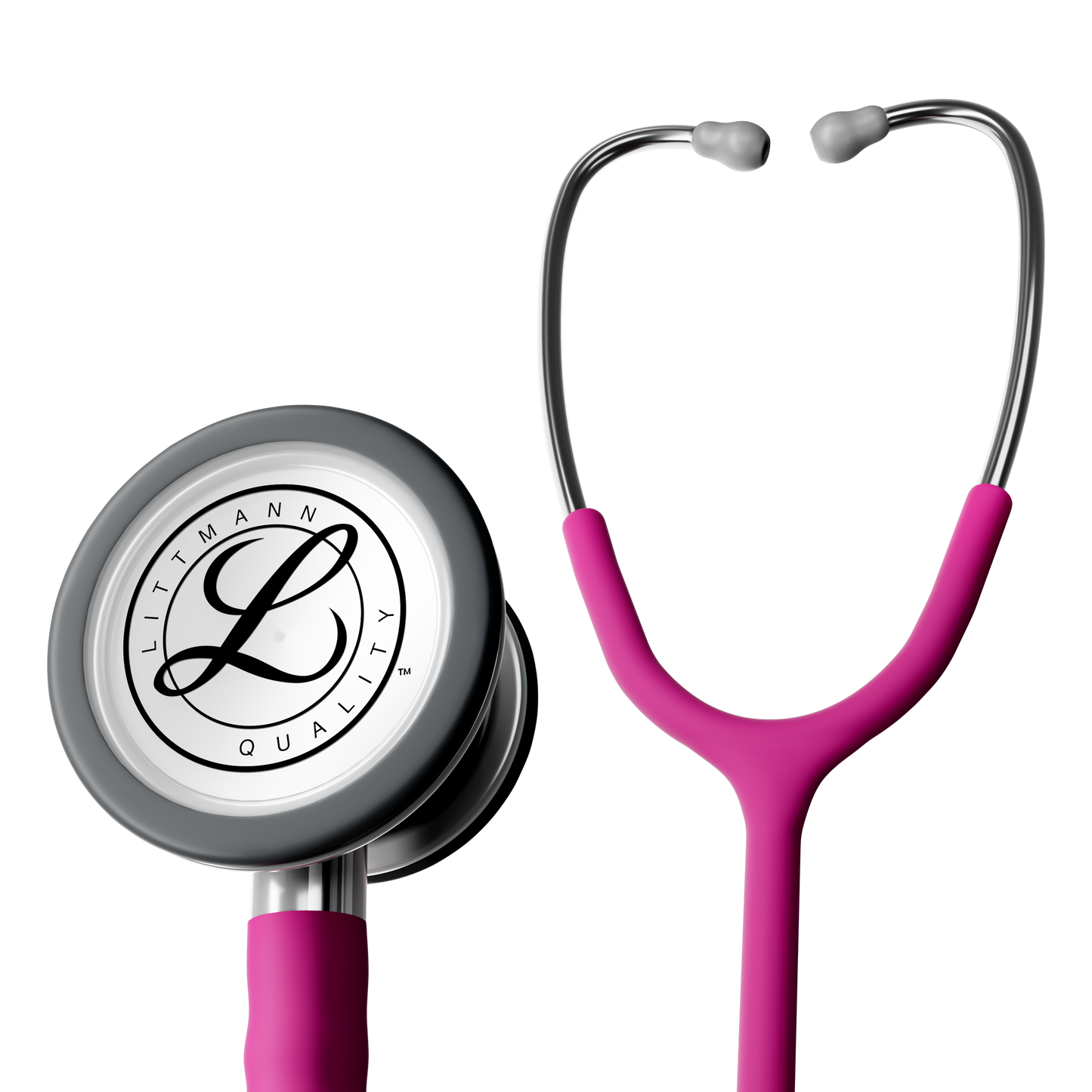 Littmann Classic III Monitoring Stethoscope: Satin Raspberry Tube 5648C