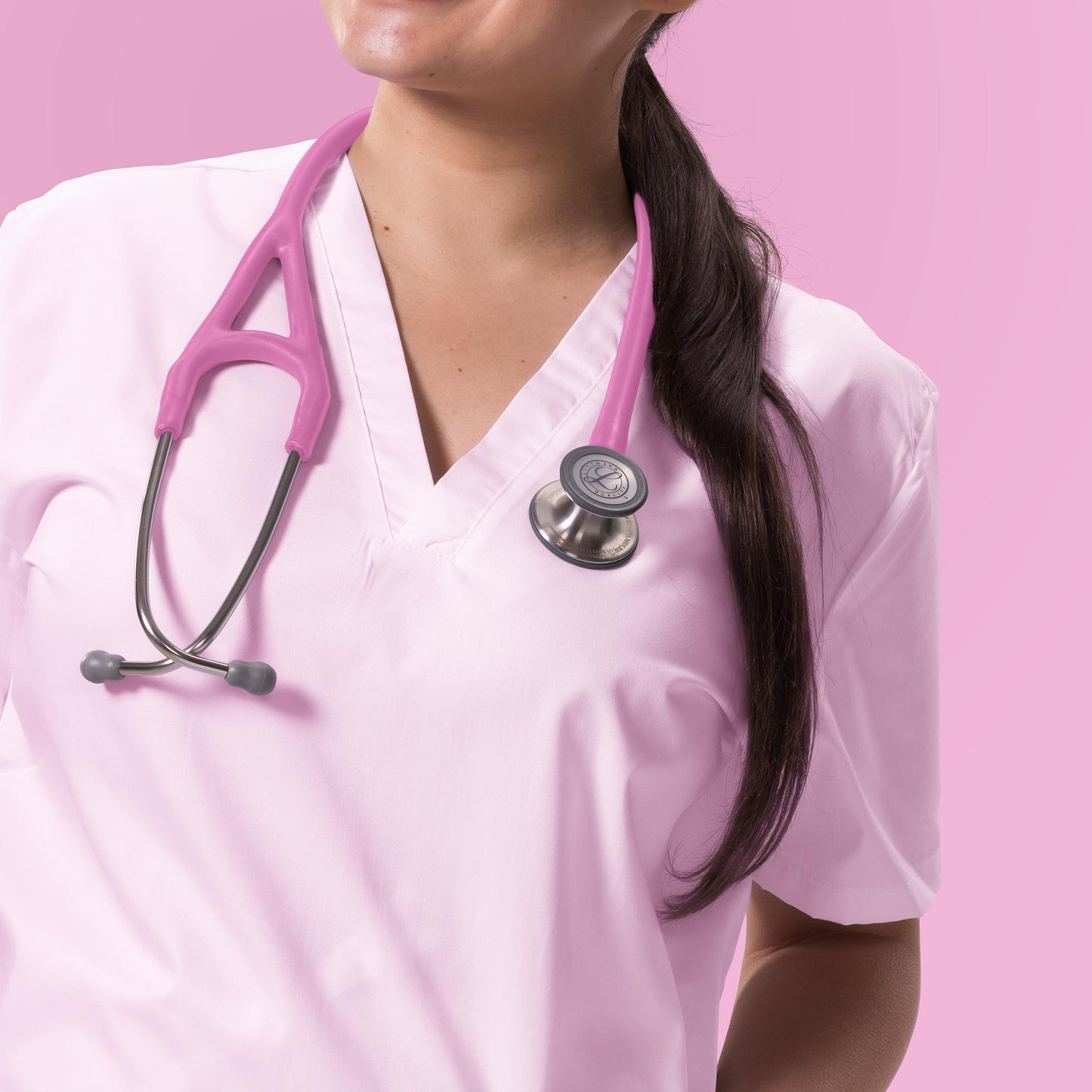 Littmann Cardiology IV Diagnostic Stethoscope: Satin Rose Pink Tube 6159C