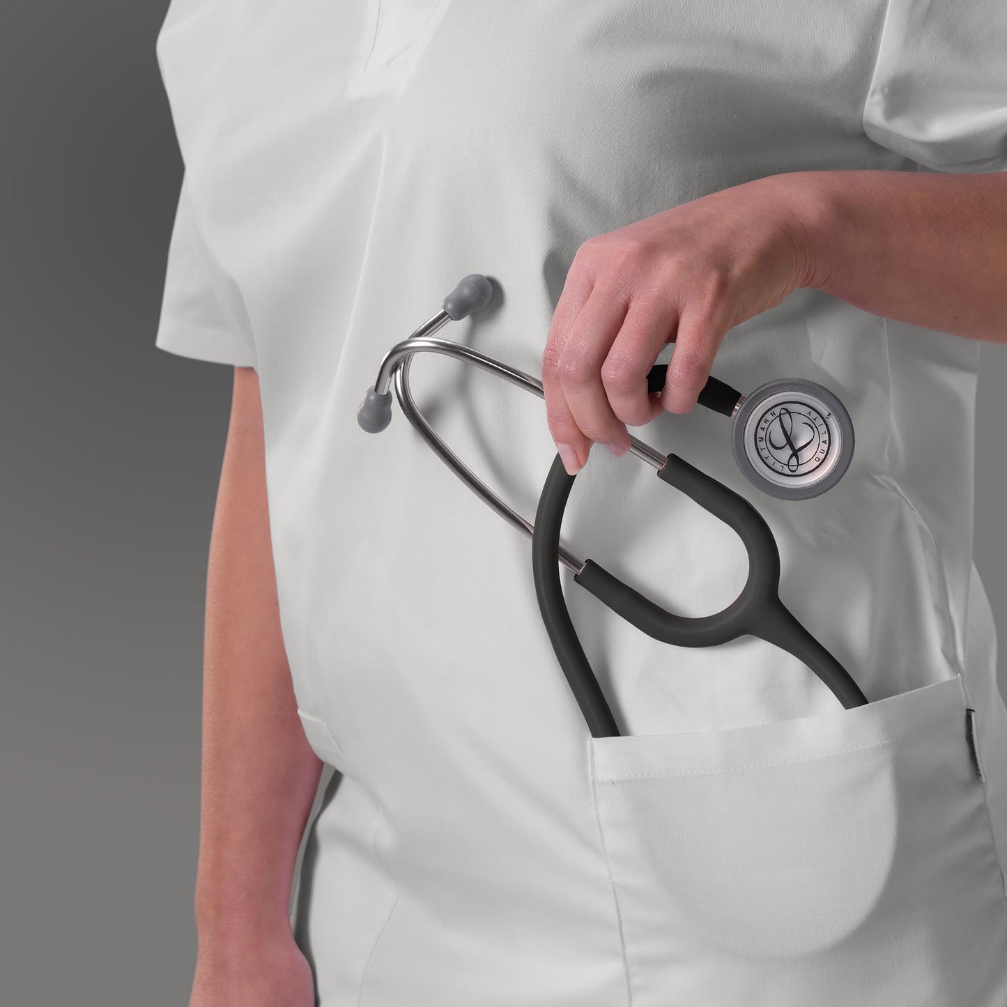 Littmann Classic III Monitoring Stethoscope: Satin Black Tube 5620C